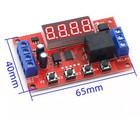 2pcs 5 12 24v 10a Adjustable Time Delay Relay Module Led Digital Control Switch