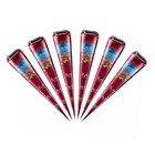 12 Natural Herbal Henna Cones For Mehndi Tattoos Kaveri 25g Temporary Art - Usa