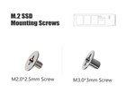 30pc M 2 Nvme Ssd Screw Kit  M 2 Standoff And Mounting Screws For Asus Asrock  