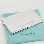 Tiffany   Co Business Card Holder 925 Makers In Sterling Silver