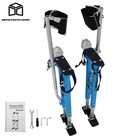 Drywall Stilts Painters Walking Finishing Adjustable 36  - 48  Stilt Tools Blue