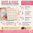 Suziko 9 Inch Microwave Flower Press Kit With Photo Frame - 9    X 9   White