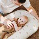 Muslin Baby Lounger Cover - 2 Pack Organic Cotton Baby Pillow Lounger Cover For 