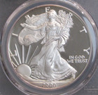 2000-p Proof Silver Eagle Pcgs Pr70 Dcam Moy Signed