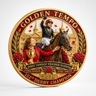 152nd Kentucky Derby Champion Coin 2026 Golden Tempo Cherie Devaux Jose Ortiz