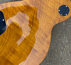 Price Cut Solid Mahogany Body Electric Guitar Honey Sunburst Flamed Maple Top