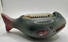 Early Vintage Germany Ceramic Whale Thermometer Figurine German