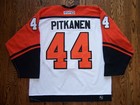 Joni Pitkanen Game Worn Jersey - Philadelphia Flyers  white 