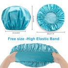 Shower Caps For Women  4 Pcs Waterproof Bath Caps  Elastic And Reusable Shower H