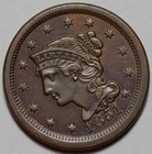 1851 Braided Hair Liberty Head Large Cent - Us 1c Copper Coin