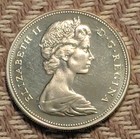1967 Canada Goose Silver Dollar Proof Like Au  800 Silver