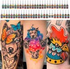 Skin Candy Tattoo Ink Set 54 Pack Primary Color Pigment Professional Supply Kit