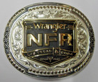 National Finals Rodeo 2024 Montana Silversmiths Nfr Buckle  New In Display Case