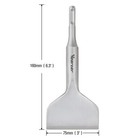 Vearter Sds Plus Wide Masonry Chisel Bit 3  x6 3  For Concrete Tile Removal