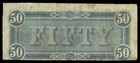 1864  50 Confederate States Of America  Note Richmond