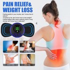 Pulse Tens Unit Usb Massager Back Full Body Muscle Stimulator Pain Relief Device