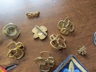 Girl Scouts Boy Scouts Pin Patch Jewelry Webelos Pins Badge Estate Collection