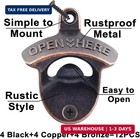 12 Pcs Stainless Wall Mounted Beer Bottle Cap Opener With Screws