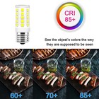 2pcs E17 Led Bulb 4w Microwave Oven Light Daylight White 6000k Light