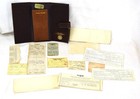 Wwii Honorable Discharge Service Record   In Leather Folder
