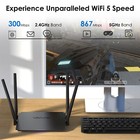 Wavlink 1200mbps Wireless Router Dual Band Wifi 5 Router Ap repeater Beamforming