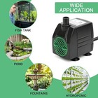 80gph Submersible Water Pump Adjustable Flow For Fountains Aquariums Hydroponics