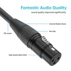 Xlr Female To Female Cable  3 Pin Xlr Female To Female Microphone Mic Cord Fo   