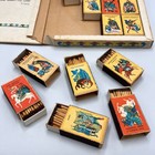 1980s Vintage Ussr Matchbox Set Matches Russian Epics Cartoons Soviet Souvenir
