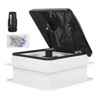 14   12v Rv Roof Vent Air Max Led Fan Remote 10 Speed Camper Rain Sensor New
