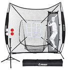 7 x7  Baseball Softball Net For Hitting Pitching Portable Baseball Practice Net