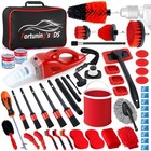 55pcs Car Detailing Kit - High Power Vacuum  Brushes   Tools For Interior exteri