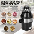 Garbage Disposal 3 4 Hp 2800 Rpm Under Sink Kitchen Food Waste Disposer W  Plug