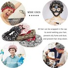Shower Cap Women Bath Hat Hair Reusable Elastic Salon Cover Waterproof Bathing 