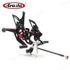 For Suzuki Gsxr600 Gsxr750 2011 -2023 Racing Footrest Foot Pegs Rearsets Black