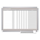 Mastervision In-out Magnetic Dry Erase Board 36x24 Silver Frame Ga01110830