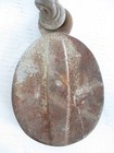 Vintage Wilcox  Crittenden Galvanized Cast Iron Pulley Block Boat         C102