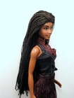 Barbie Doll Wig Size 4 Braids Braided Ooak Custom Nearly Black  302