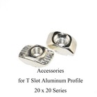 60 Pack 2020 Series Sliding T Slot Nut M3 Half Round Roll In Tee T-nuts  New