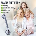 Shower Grab Bar 2 Pack 16 Inch Suction Grab Bars  Heavy Duty Shower