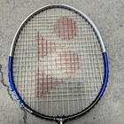 Blue Yonex B-600df Low Torsion Steel Shaft Badminton Racket With Carry Case