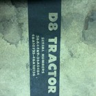 Caterpillar Cat Crawler D8 Dozer Service Manual 36a  46a