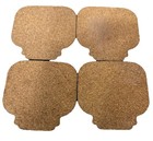 John Deere Set Of 4 Drink Coasters Model A   Model B Tractors Cork Backed