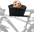 Dog Bike Basket Carrier Soft-sided Pet Travel Bag With Adjustable Safety Strap