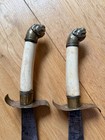 Antique Old 19 Century Vietnamese   knife Pair