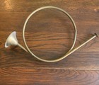 Vtg Brass French Horn Bugle Fox Hunting Home Decor  Christmas Large 19 5   x11 5   