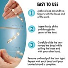 Beadsmith Ergonomic Knotting Awl  Fine Tip For Knotting Beads Or Pearls - 1 Pc