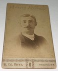 Rare Antique Western American Immigrant Henry Kellner  New Mexico Cabinet Photo 