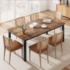 78 7  Farmhouse Kitchen Large Dining Room Table For 6 To 8 People Dinette Table