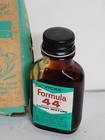 Vintage Vicks Formula 44 Cough Mixture Glass Bottle W  Cap Original Packaging