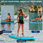 Serenelife Inflatable Stand-up Paddle-board W  Double-action Hand Pump black 